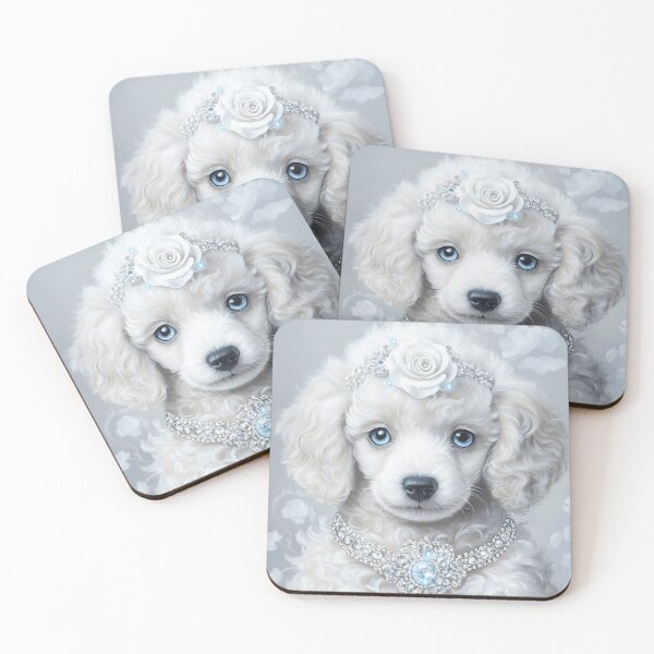 Item preview, White Bridal Poodle designed and sold by Nocturne  Paws.