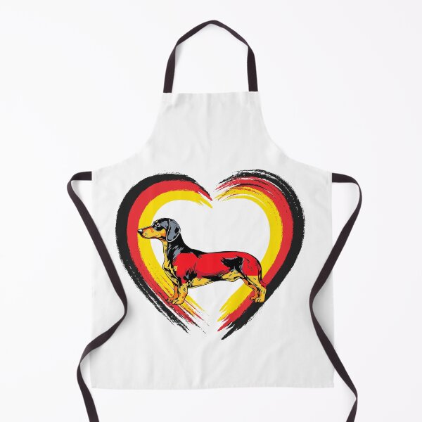 Item preview, dashhound Cute and Vintage Dachshund Art. With German flag designed and sold by swiftbinaries.