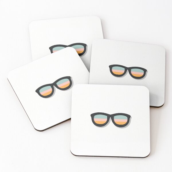 Item preview, Retro Minimalist Sunglasses Vector Illustration designed and sold by GoldenTealArts.
