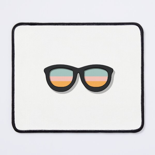 Item preview, Retro Minimalist Sunglasses Vector Illustration designed and sold by GoldenTealArts.