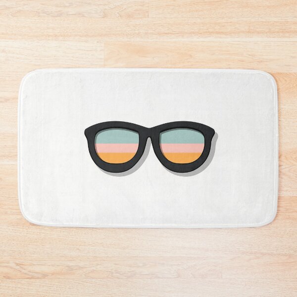 Item preview, Retro Minimalist Sunglasses Vector Illustration designed and sold by GoldenTealArts.