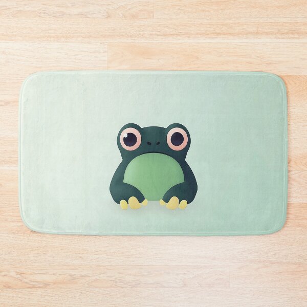 Item preview, Cute Minimalist Frog Vector Illustration designed and sold by GoldenTealArts.