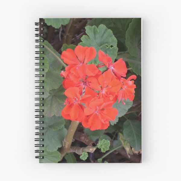 Item preview, Red Orange Geranium Flower designed and sold by KeksWorkroom.