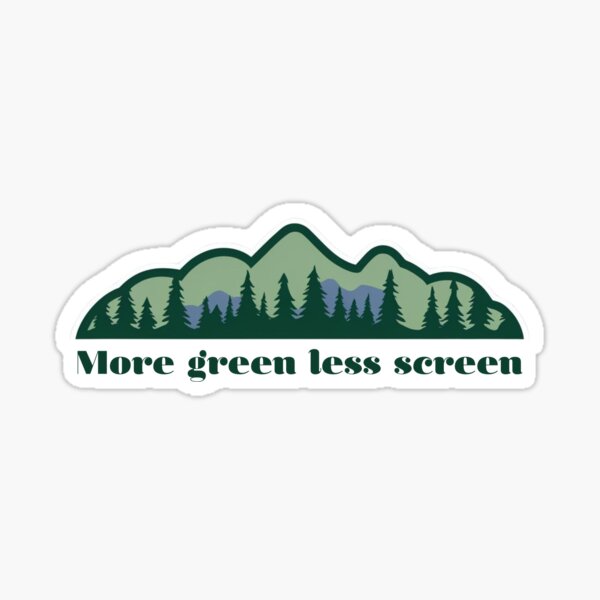 Item preview, More green less screen designed and sold by Taruiiris.