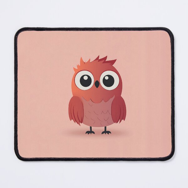Item preview, Adorable Red Bird Illustration on Pink Background designed and sold by GoldenTealArts.