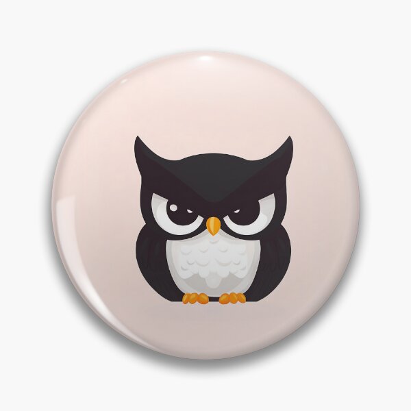 Item preview, Adorable Minimalist Owl Design on Pink Background designed and sold by GoldenTealArts.