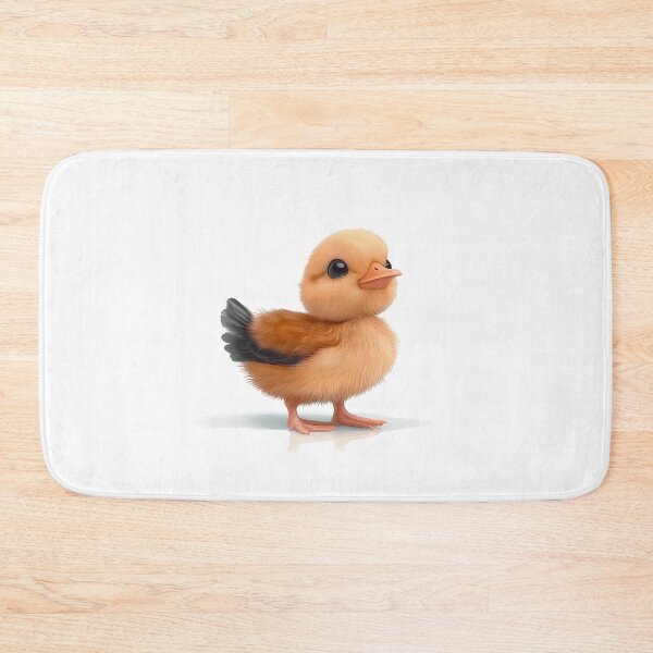Item preview, Adorable Baby Chick White Background designed and sold by GoldenTealArts.