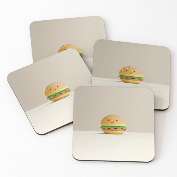 Item preview, Cute 3D Burger Illustration on White Background designed and sold by GoldenTealArts.