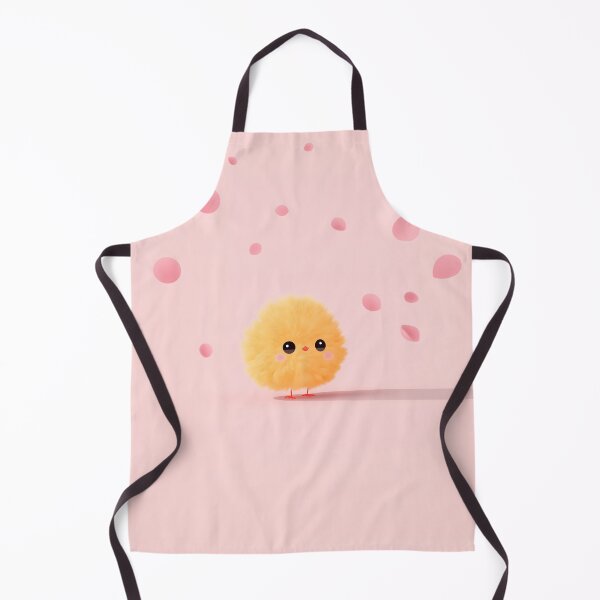Item preview, Cute Yellow Chick with Pink Pastel Background designed and sold by GoldenTealArts.