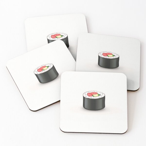 Item preview, Sushi Roll Minimalist Vector Illustration designed and sold by GoldenTealArts.