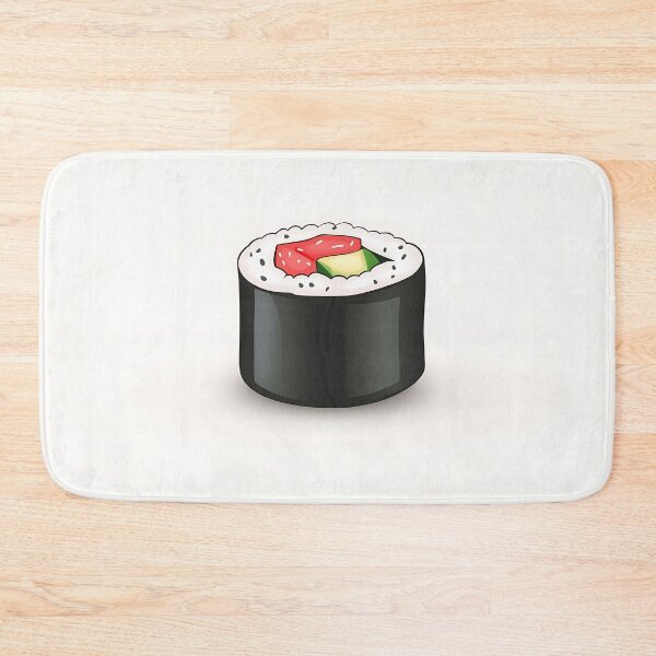 Item preview, Sushi Roll Minimalist Vector Illustration designed and sold by GoldenTealArts.