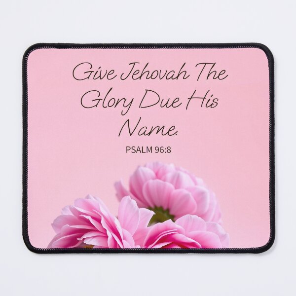 Item preview, Give Jehovah the glory due his name. (2025 Year Text 3 Flowers)  designed and sold by svarupa.