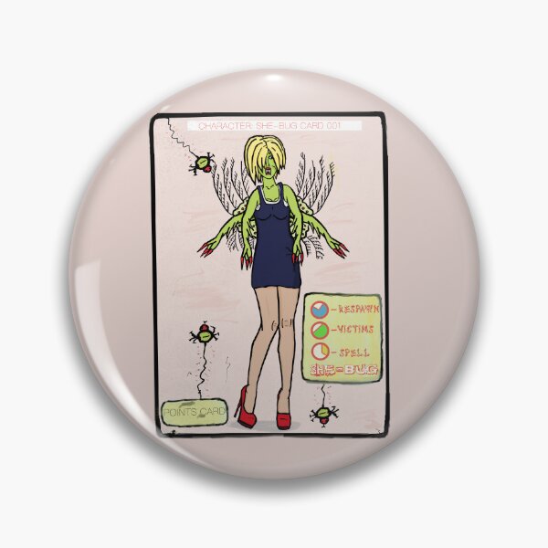 Item preview, Sexy She-Bug Character Card designed and sold by Shooz34.