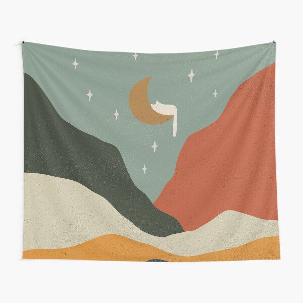 Item preview, Cat Landscape 203 designed and sold by ilovedoodle.