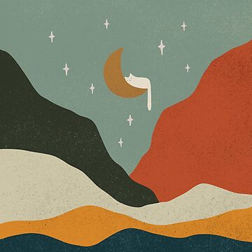Artwork thumbnail, Cat Landscape 203 by ilovedoodle
