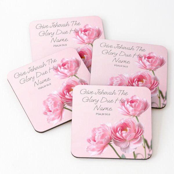 Item preview, Give Jehovah the glory due his name. (2025 Year Text 3 Flowers)  designed and sold by svarupa.