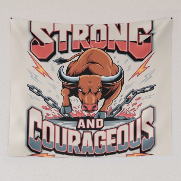 Item preview, Be Strong and Courageous Scripture designed and sold by ChristCentered.