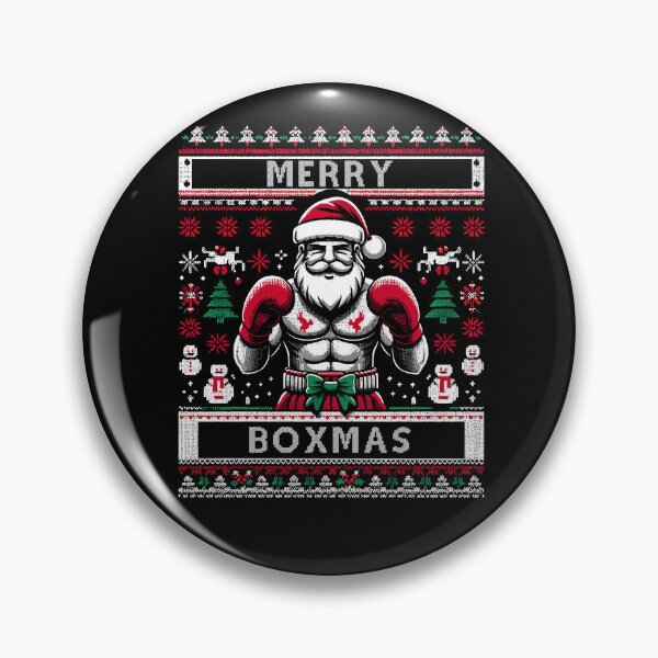 Item preview, Merry Boxmas Christmas Santa Gloves Boxing Ugly Christmas designed and sold by Dressed For  Duty.