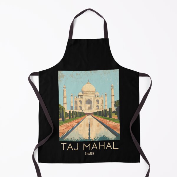 Item preview, A Vintage Travel Poster of Taj Mahal - Agra - India designed and sold by GoodOldVintage.