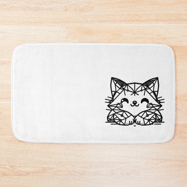 Item preview, Cute Geo Cat,, Cat dad, lonely cat, Cat mom, Cat lover, Animal lover designed and sold by WorlDigitalArts.