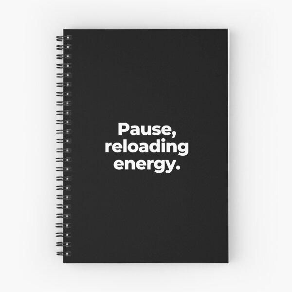 Item preview, Pause, reloading energy. designed and sold by MuzamilAhmed.