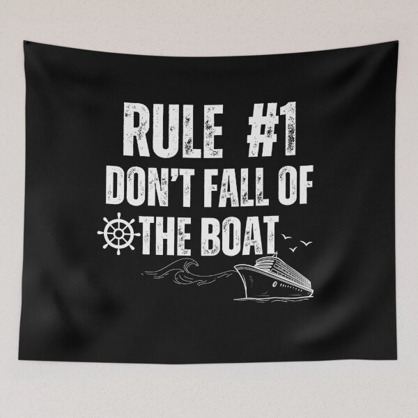 Item preview, Rule1 Don't Fall Of The Boat Funny Cruise Trip Matching designed and sold by thebest-2studio.