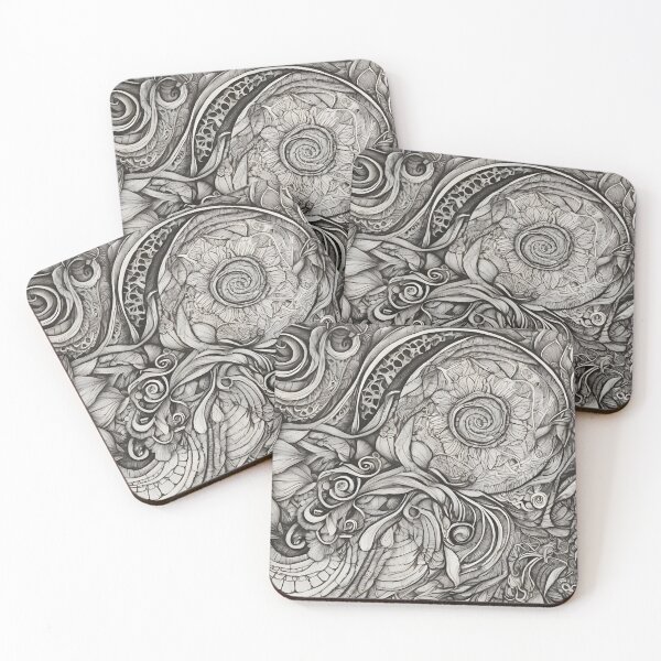Item preview, Ethereal Zentangle designed and sold by ZM0R.