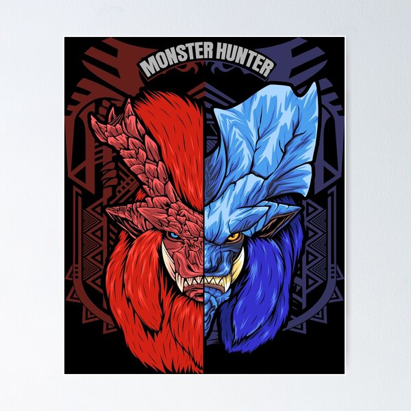 Monster Hunter World - Black Diablos Poster by VelvetZone