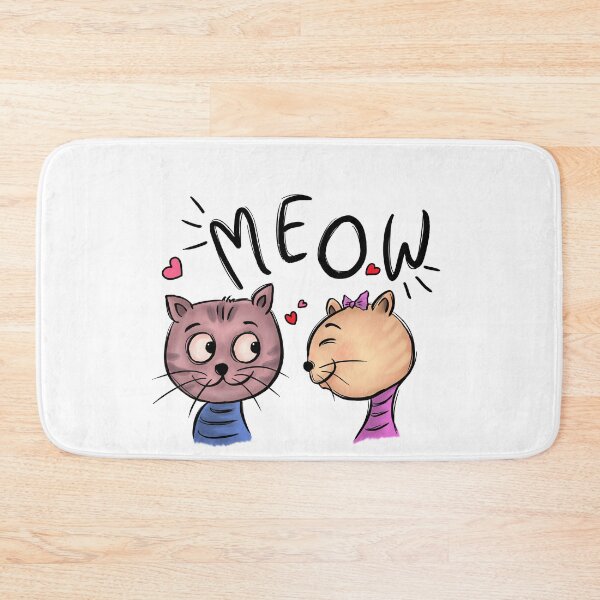 Item preview, Cartoon Cat Couple Valentine Day Design designed and sold by Subhadeep Ghosh.