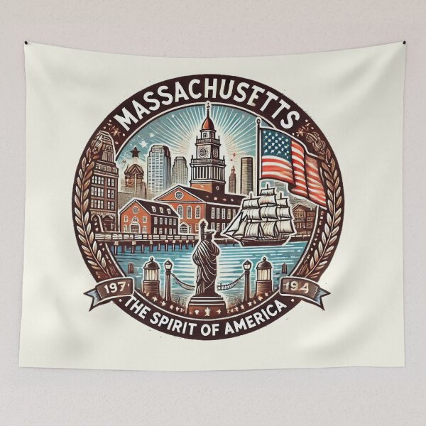 Item preview, Massachusetts: Embodying the Spirit of America designed and sold by communedesigns.