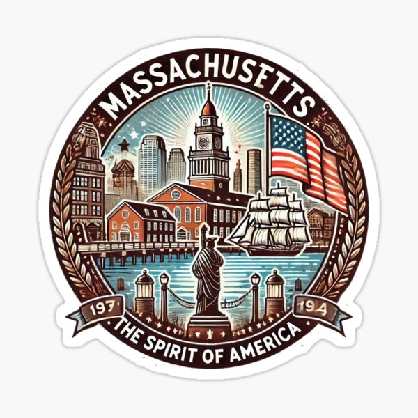 Item preview, Massachusetts: Embodying the Spirit of America designed and sold by communedesigns.