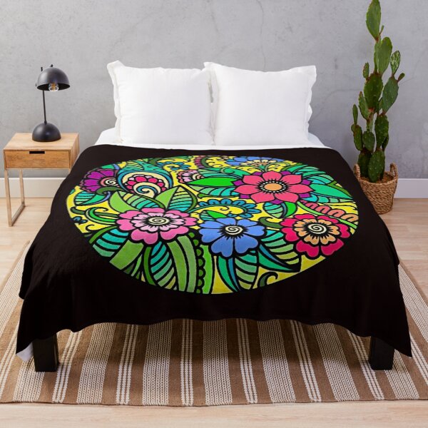 Item preview, Magenta Flower Circle designed and sold by ViaARTfactory.