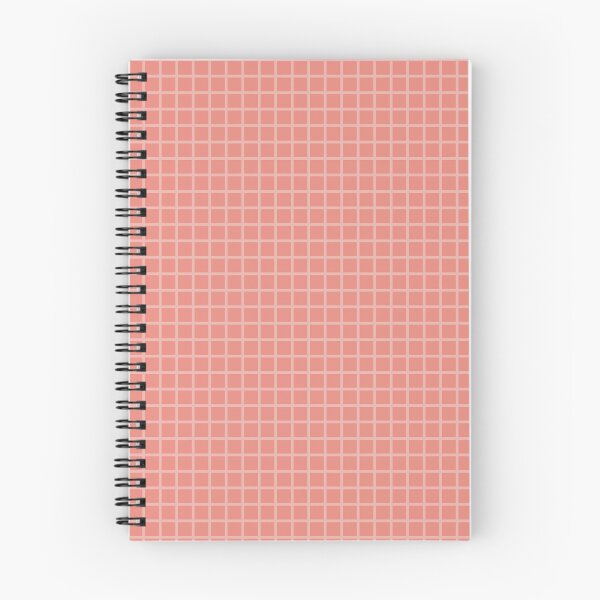 Item preview, Grid in Light and Dark Coral / Peach Color designed and sold by KeksWorkroom.