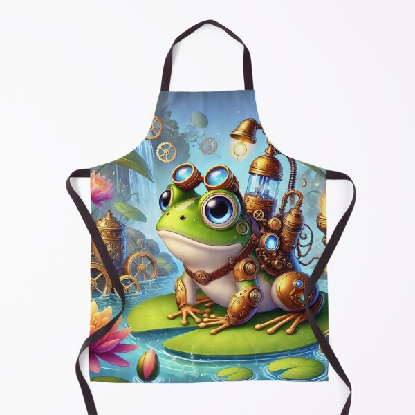 Item preview, Steampunk Pool Frog designed and sold by Sillytoe.
