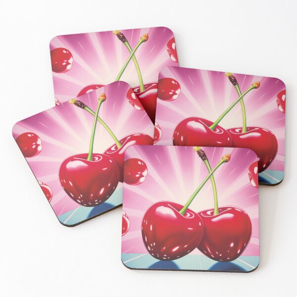 Item preview, delicious cherries, retro designed and sold by Mauswohn.