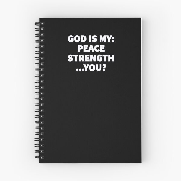 Item preview, God is my: Peace Strength. ...You? designed and sold by greatvibes4u.