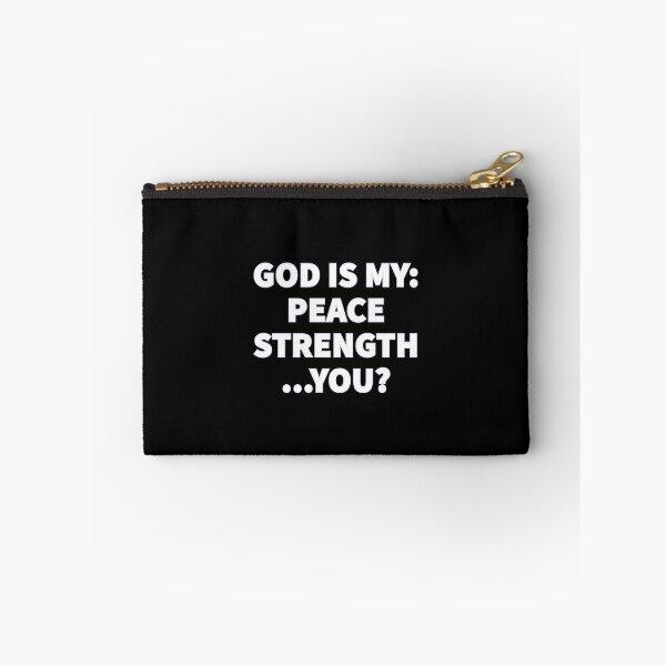 Item preview, God is my: Peace Strength. ...You? designed and sold by greatvibes4u.