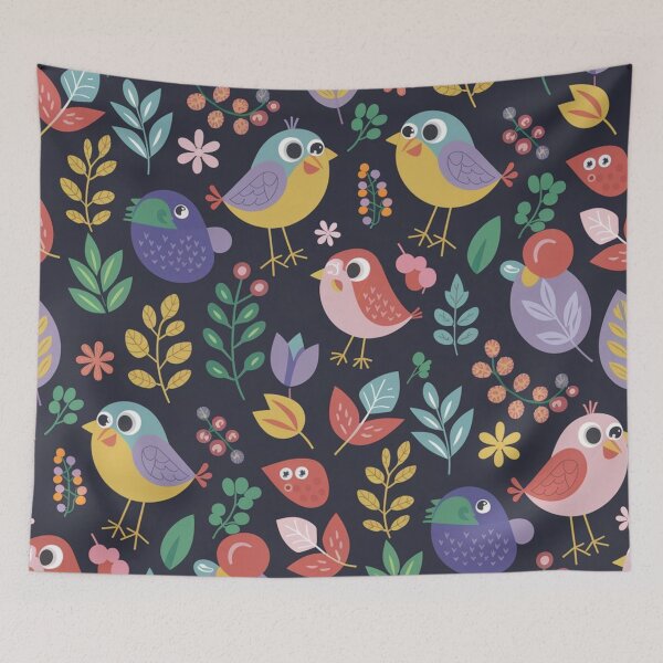 Item preview, Happy Bird Meadow designed and sold by Furbulous Faces.