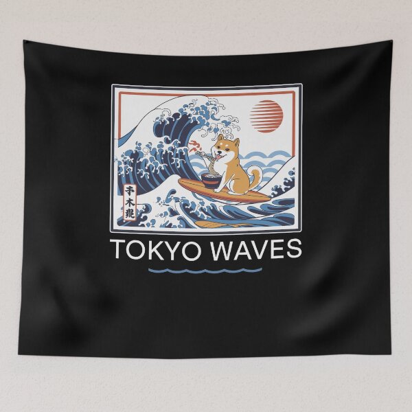 Item preview, Shiba Inu Ramen Japanese Wave Anime Kawaii Aesthetic designed and sold by roxy7922.