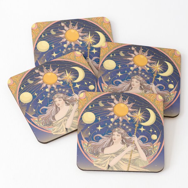Item preview, Celestial Dream Inspired by Alphonse Mucha designed and sold by Tamas Das.