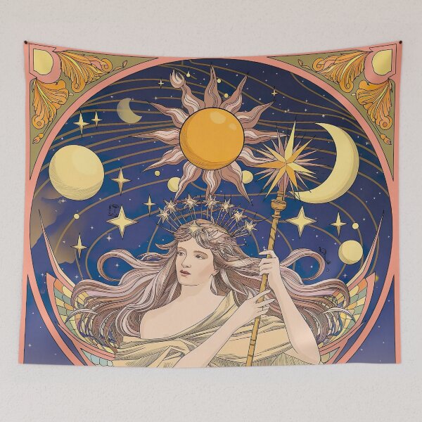 Item preview, Celestial Dream Inspired by Alphonse Mucha designed and sold by Tamas Das.