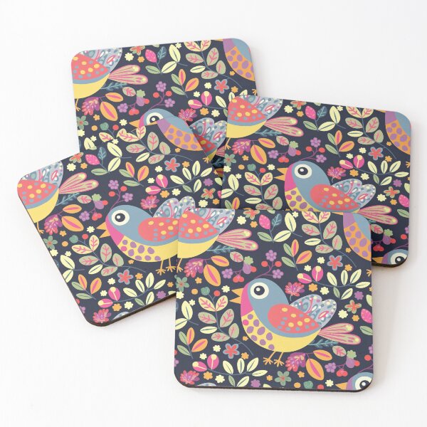 Item preview, Playful Bird Pattern designed and sold by Furbulous Faces.