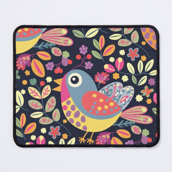 Item preview, Playful Bird Pattern designed and sold by Furbulous Faces.