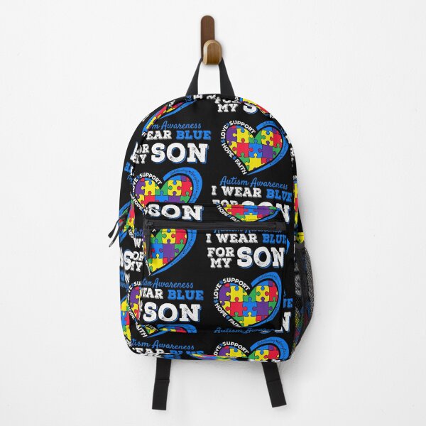 Item preview, I Wear Blue For My Son Autism Awareness Mom Dad Parents designed and sold by Galactic-Sketch.