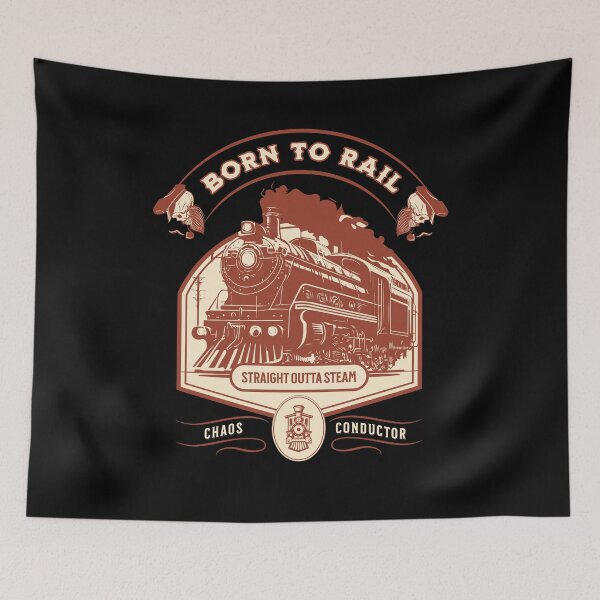 Item preview, Born to Rail - Vintage Train Driver designed and sold by Dago345.