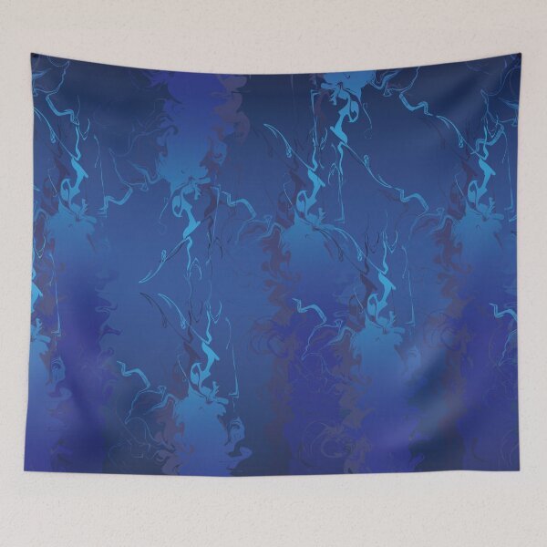 Item preview, Blue gradient abstract texture wallpaper designed and sold by KC-DESIGN.