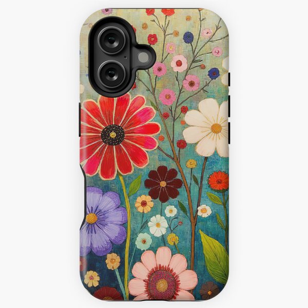 Aperçu de l'œuvre Jardin de fleurs de Klimt créée et vendue par maniacfitness.