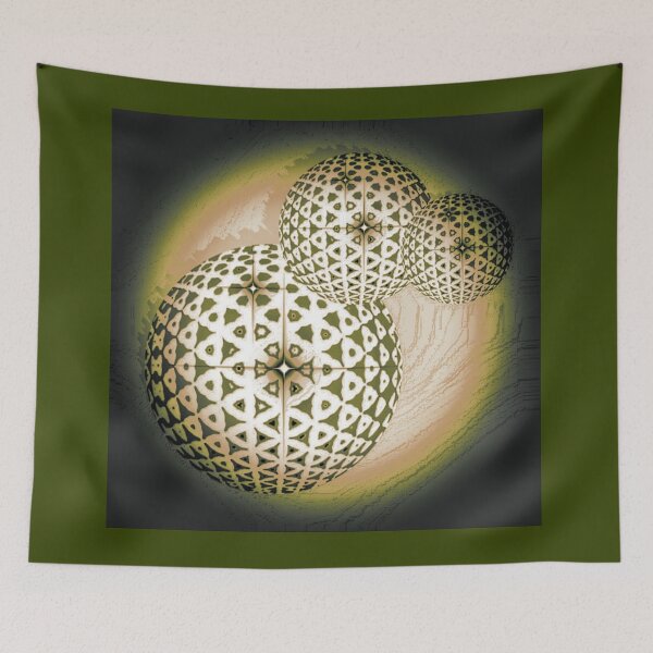 Item preview, Mosaic Sphere . 3D Illusion . Cosmic Connection . #6 designed and sold by Artistic63.