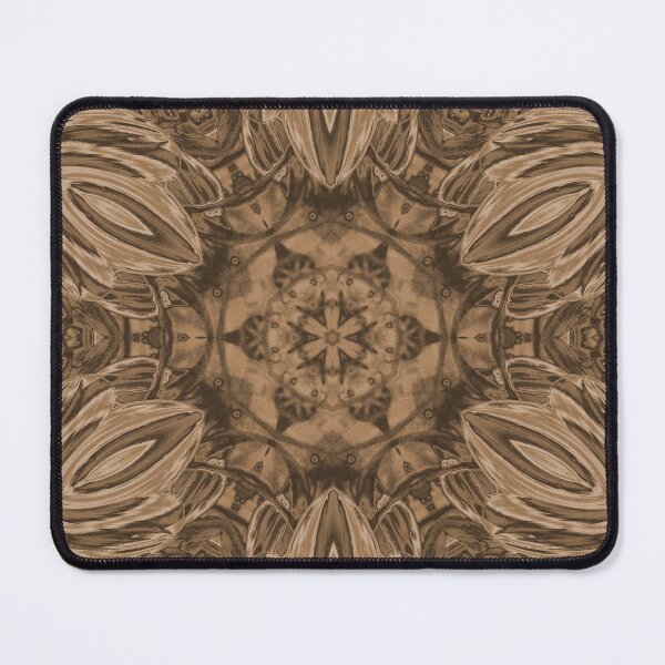 Item preview, Brown and Sepia Boho Star Kaleidoscope Pattern designed and sold by KeksWorkroom.