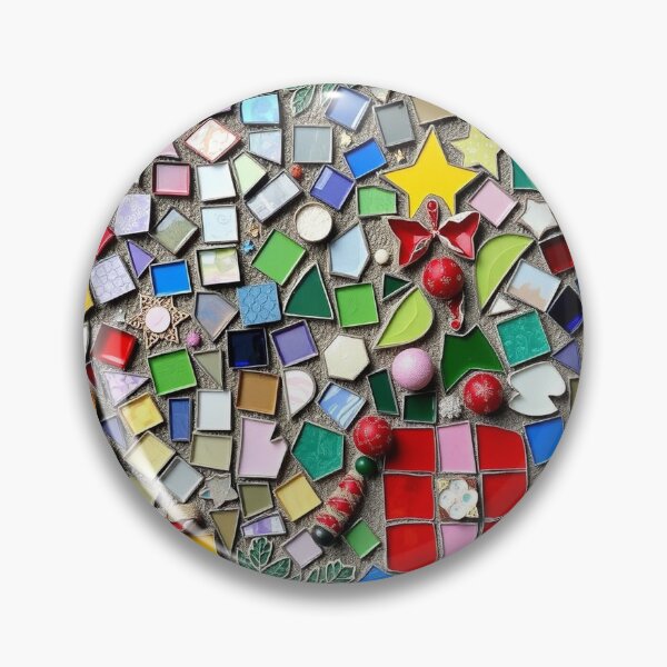 Item preview, Christmas mosaic designed and sold by GasconyPassion.
